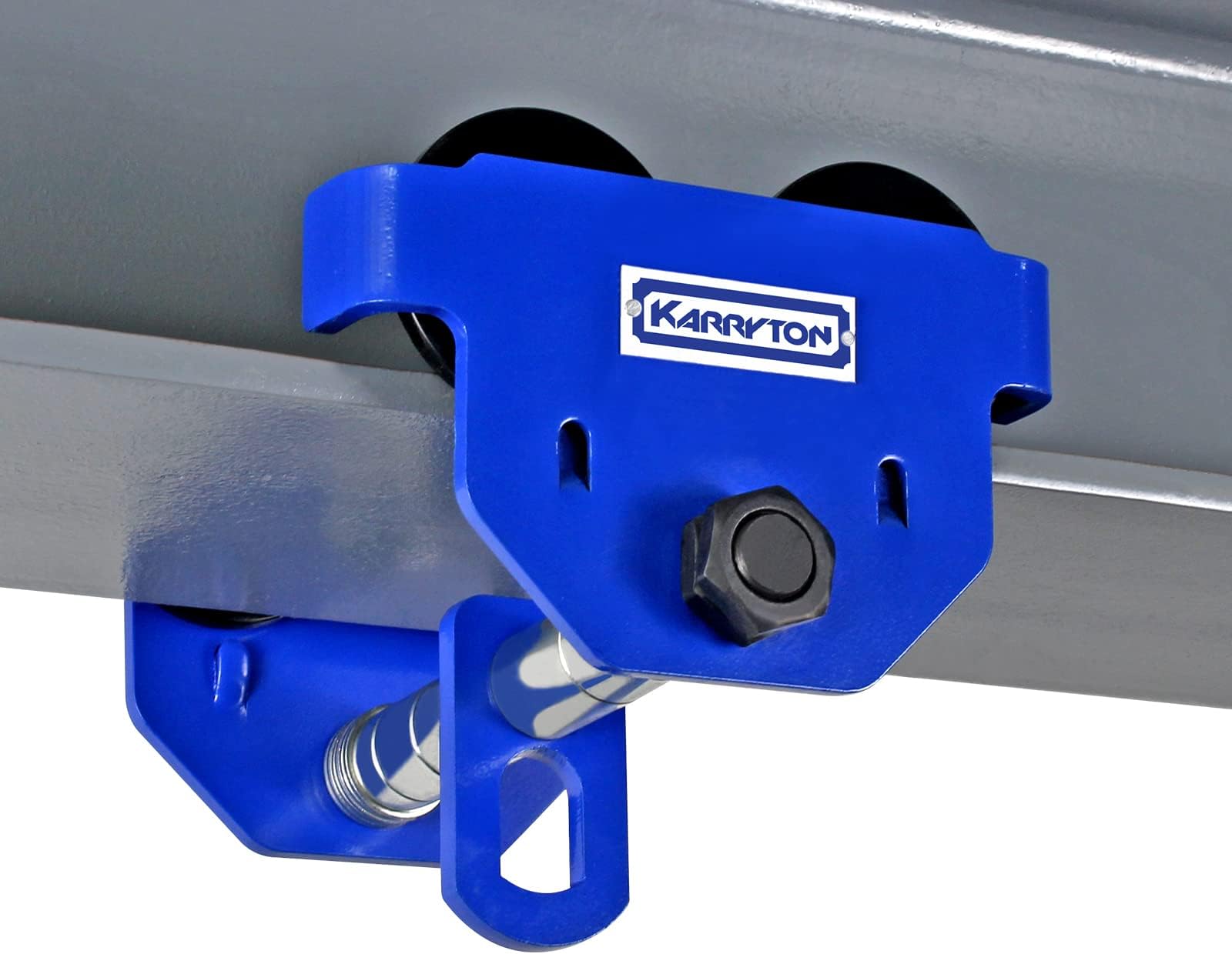 Buy Dual Wheels Beam Trolley 3 Ton Heavy Duty 6600LBS Capacity Push Manual Trolley Hoist W Dual Track Rollers 4 In 8 In Adjustable Flange For Lifting