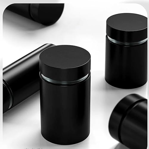 Miniatura 2 de Paquete de 8 tornillos de separación, tornillos publicitarios de 1 x 1.34 pulgadas, soportes de acero inoxidable para letreros de vidrio acrílico,