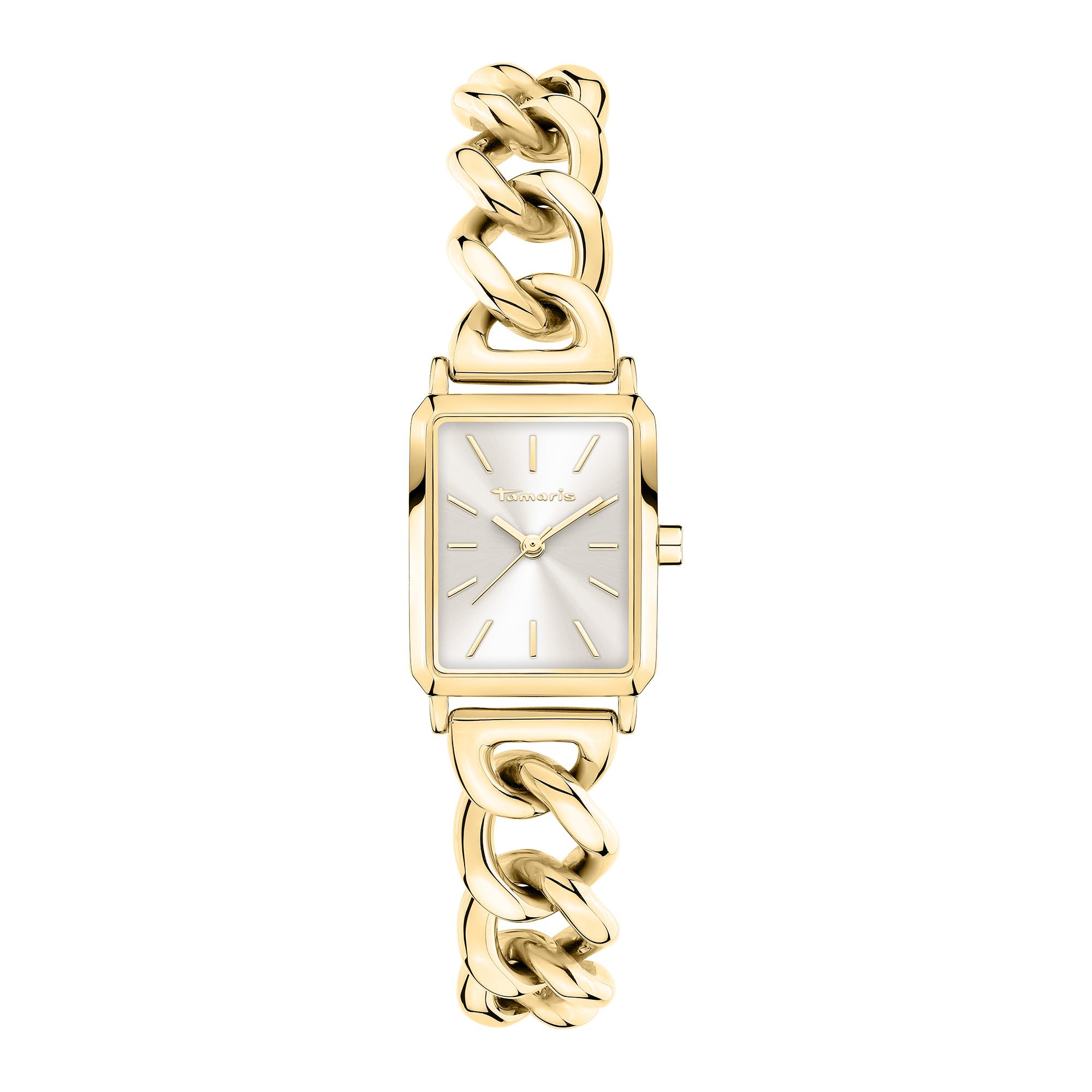 Tamaris Reloj de Mujer – Schmuckbanduhr para Mujer rund & eckig - Elegante Reloj de Pulsera con Schmuckband en Plata, Gold, Oro Rosa, Negro, Verde