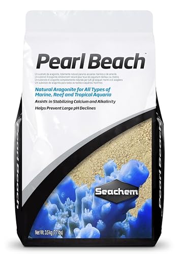 Seachem Pearl Beach - Grava aragonita, 3,5 kg