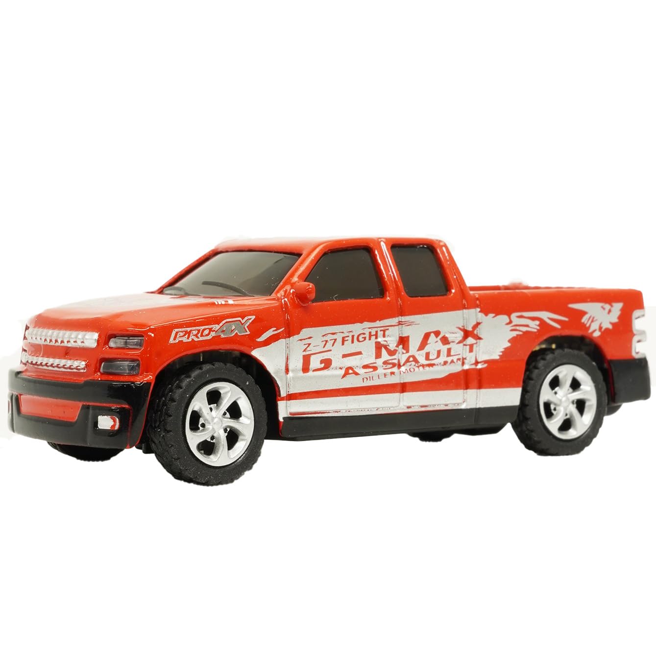 赤いトラック ミニカー 6ホイール Amazon.co.jp: ハピネット(Happinet) ミニカーR/C ピックアップRレッド