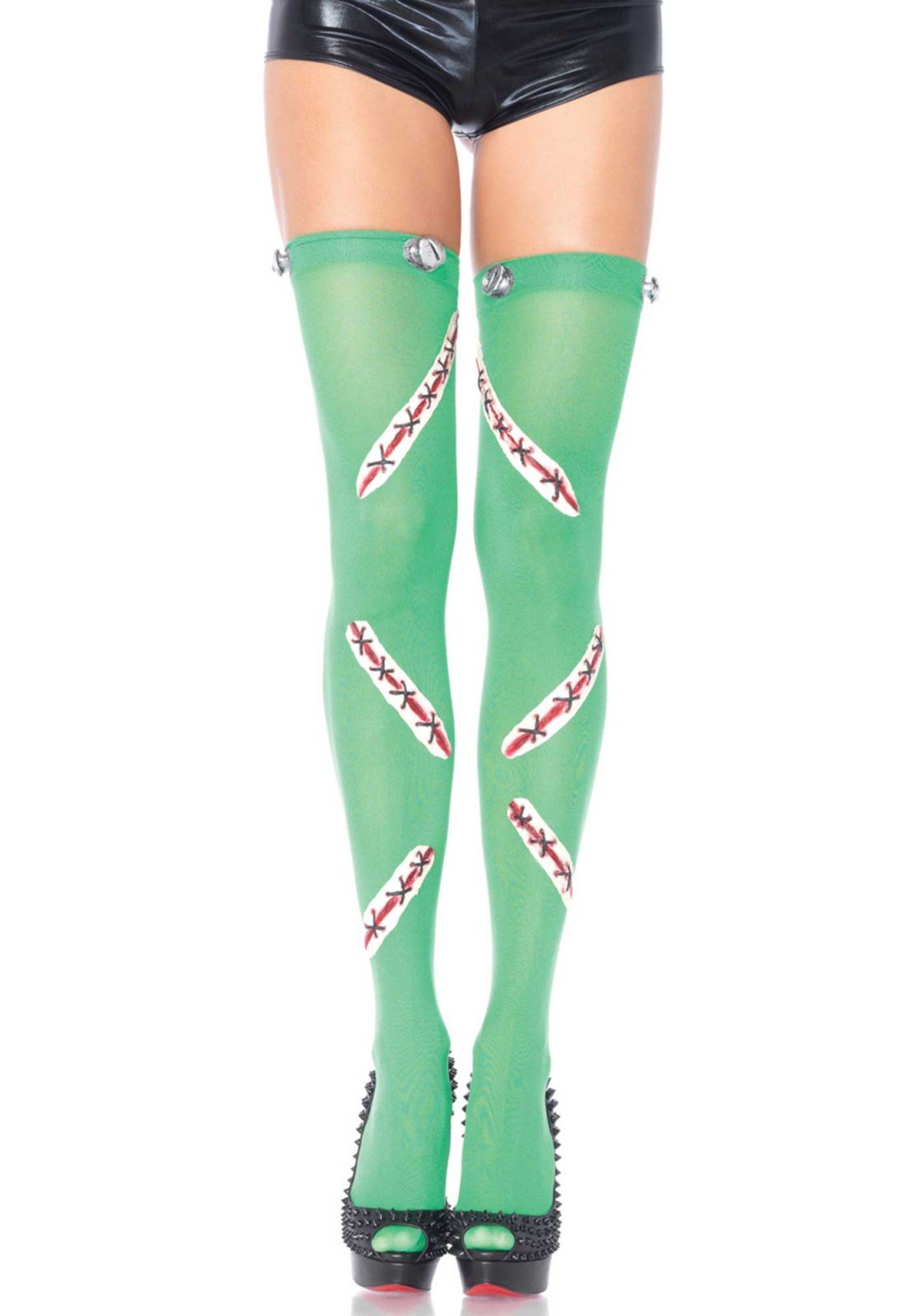 Leg Avenue Frankie Thigh Highs Model (Green)