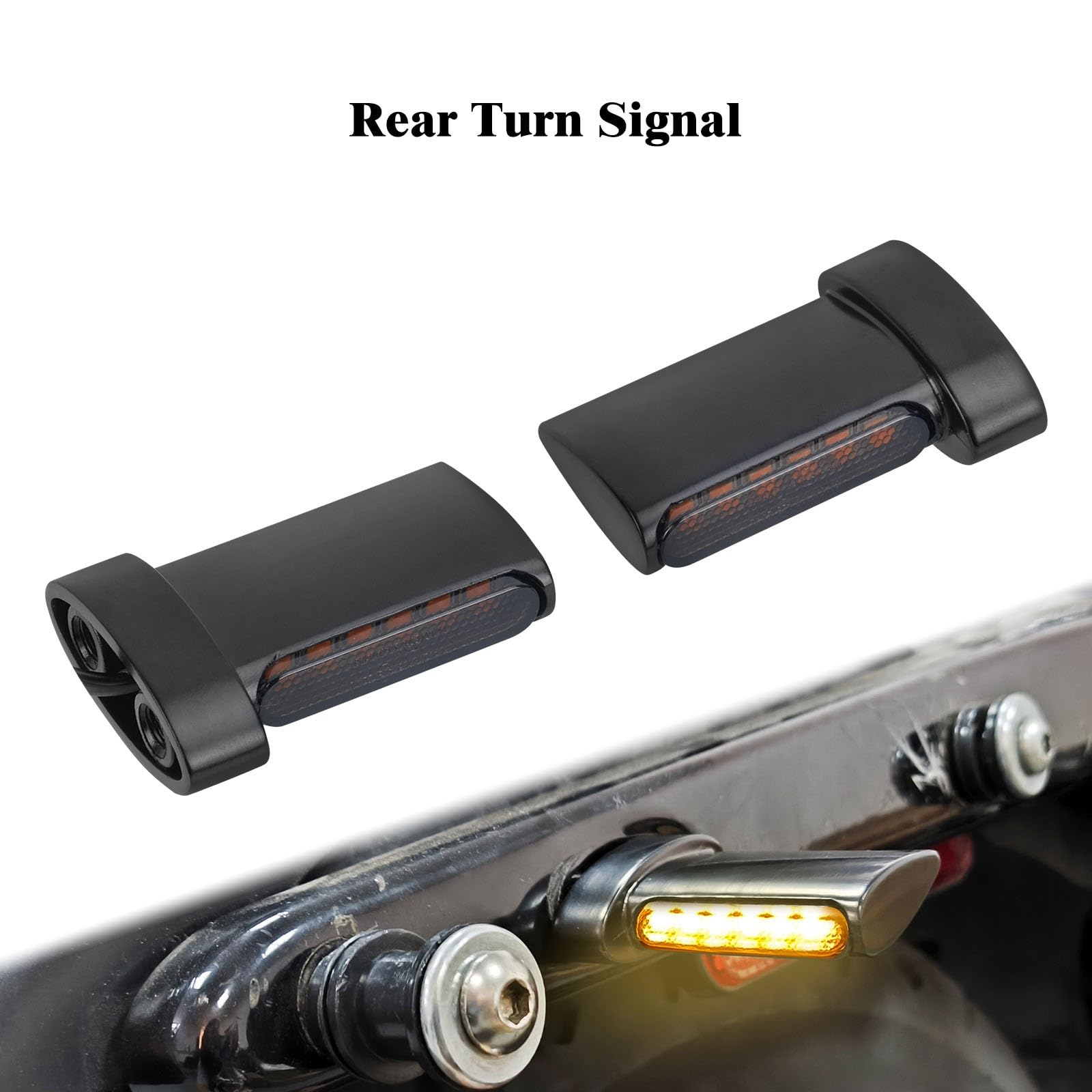 Indicatori Di Direzione Del Motociclo Luci Posteriori Lampeggianti Lampada Per Harley Sportster XL1200 883 Touring Softail