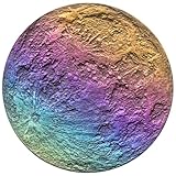 Rainbow Moon Coin - 1' Multicolored Anodized Niobium
