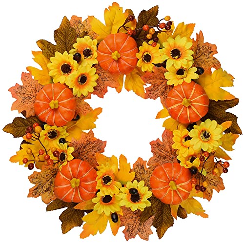 Guirlande de baies d'automne pour porte : décoration sans entretien