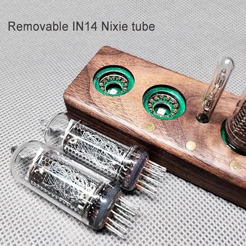 Reloj digital LED Nixie con ajuste automático de brillo de fondo 6