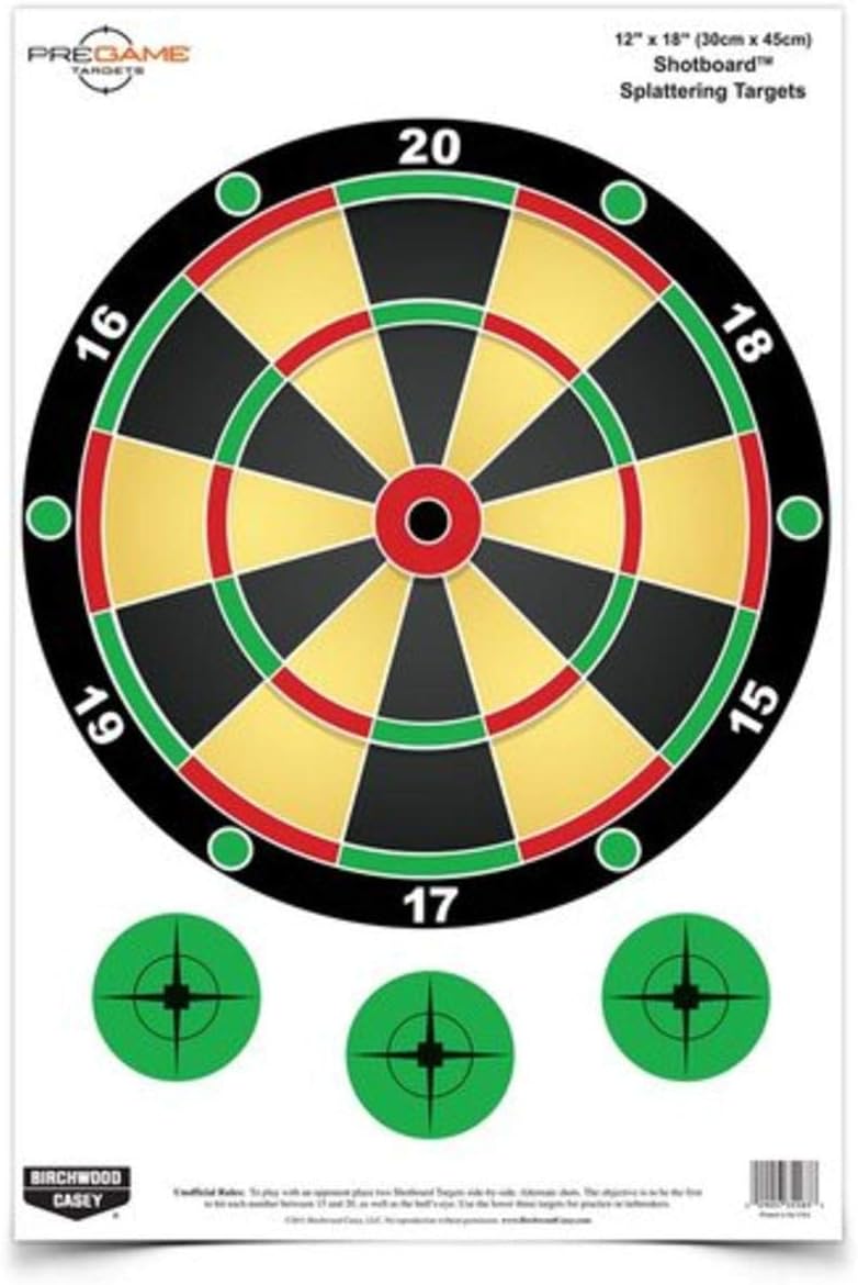 Birchwood Casey Pregame 12" x 18" Paper Shooting Targets