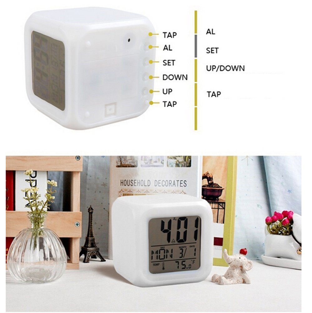 Wecker Lichtwecker LED Wake Up Light Tageslichtwecker Radiowecker