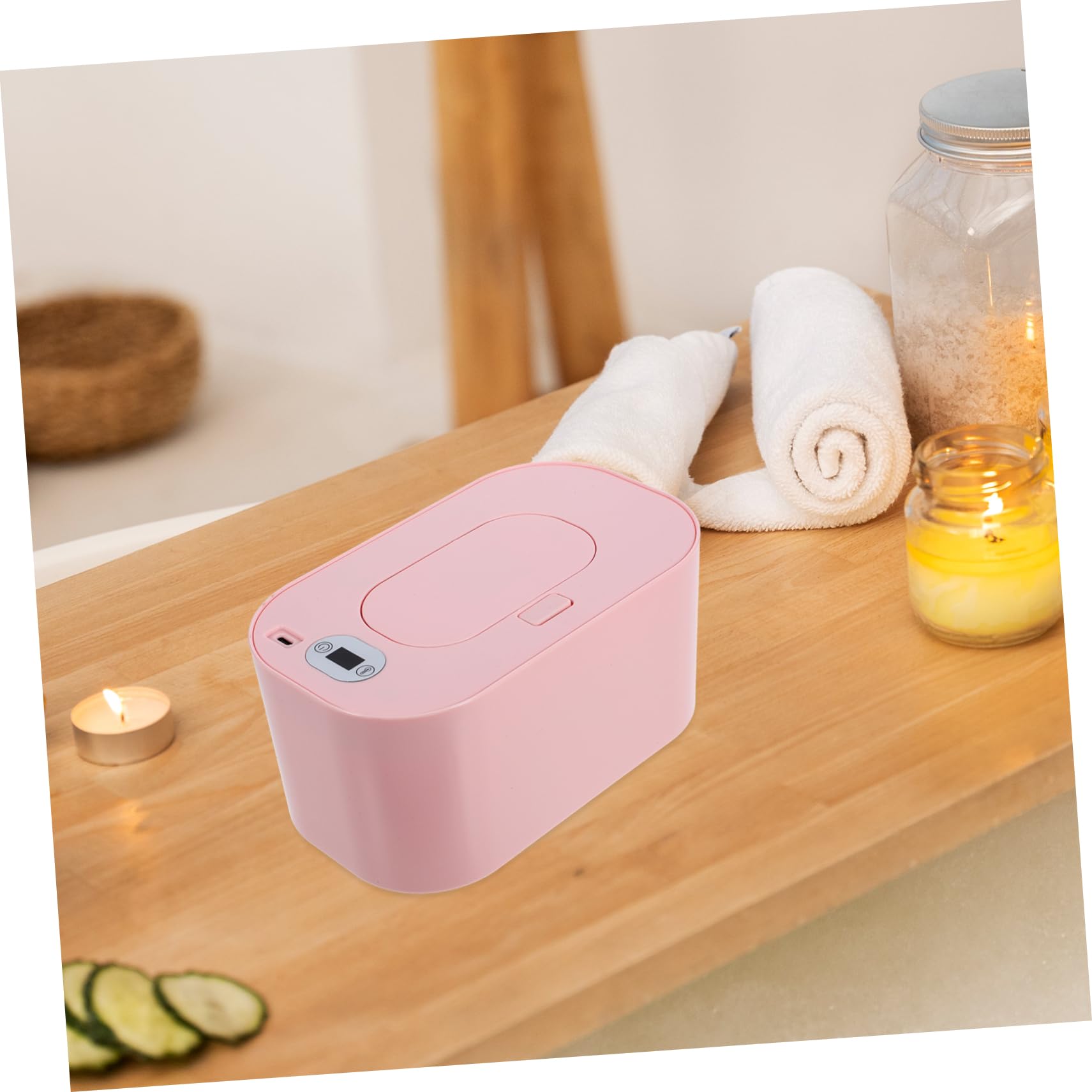 Calentador de Toallitas Húmedas para Ñiño Rosa Abs,