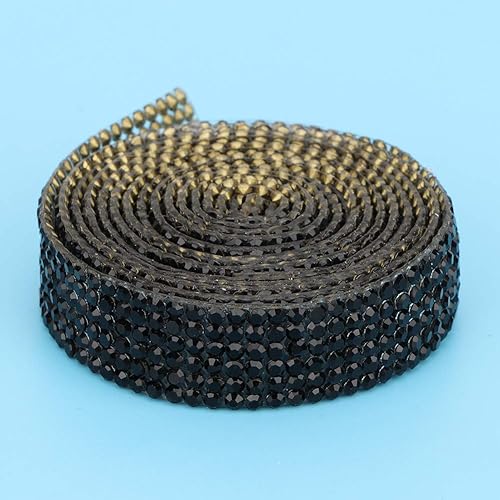 Miniatura 8 de Cinta de diamantes de imitación de 3.3 ft de largo, cadena de borla de diamantes de imitación, zapatos de vestir de boda con flecos para costura,