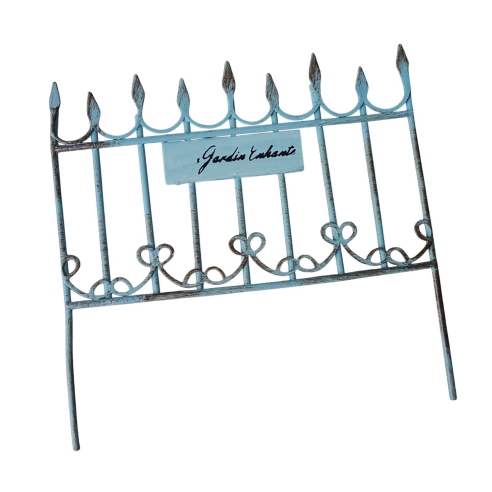 Miniature Decorative Fence Craft Miniature Props Potted Plant Decor Ornament |1x Miniature Decorative Fence-image-23