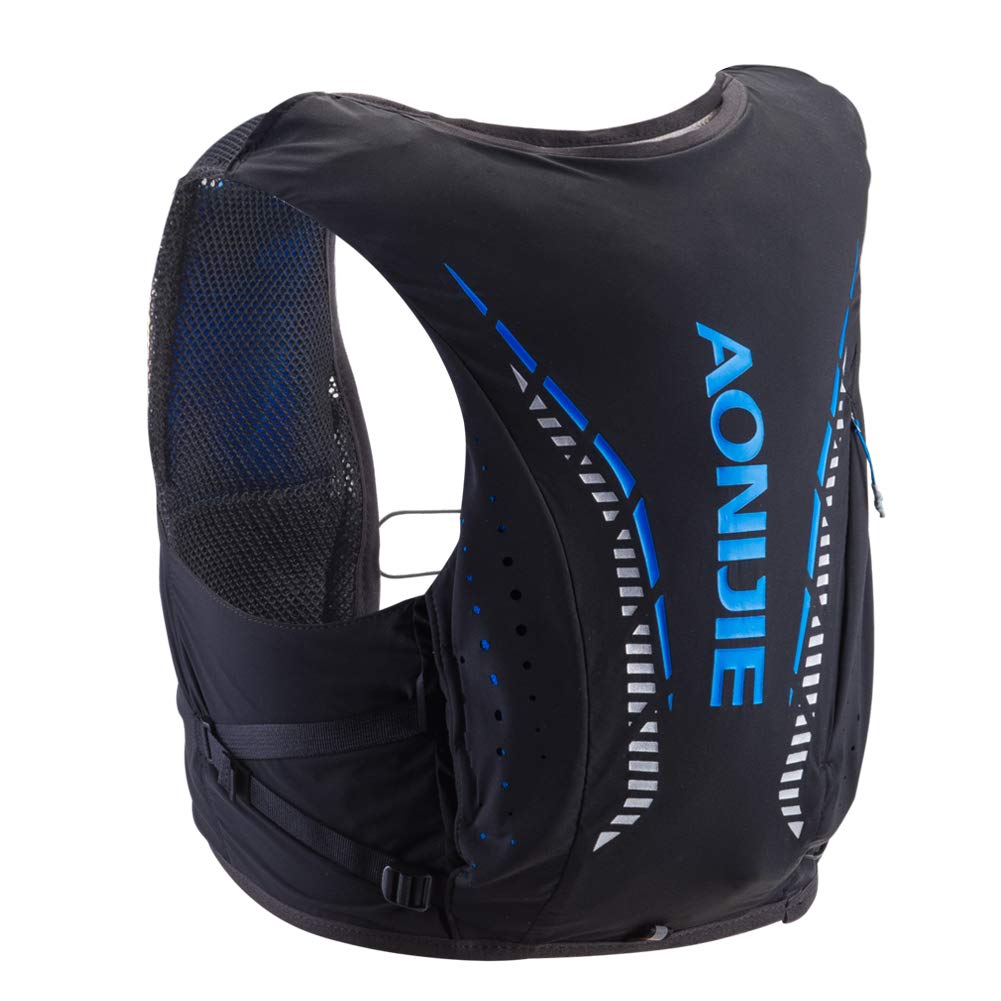 AONIJIE Hydration Pack Backpack Lightweight Breathable 12L Outdoors Trail Marathoner Running Cycling Race Hydration Vest for Men and Women (Black, M/L)
