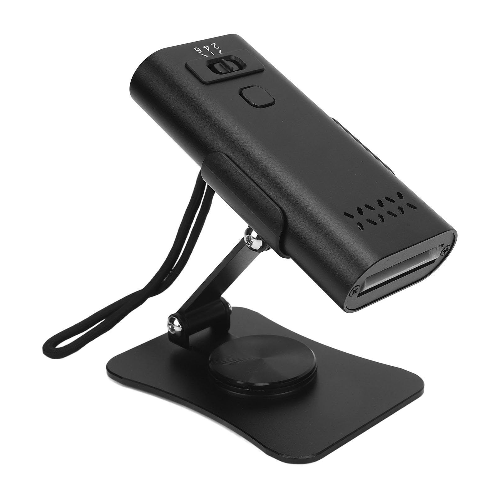 Fabater Fast Curing Hair Extension Lamp with Adjustable Brightness Levels, LED Hair Extension Lamp for Home Salon Use, 6W Output Power (Black)