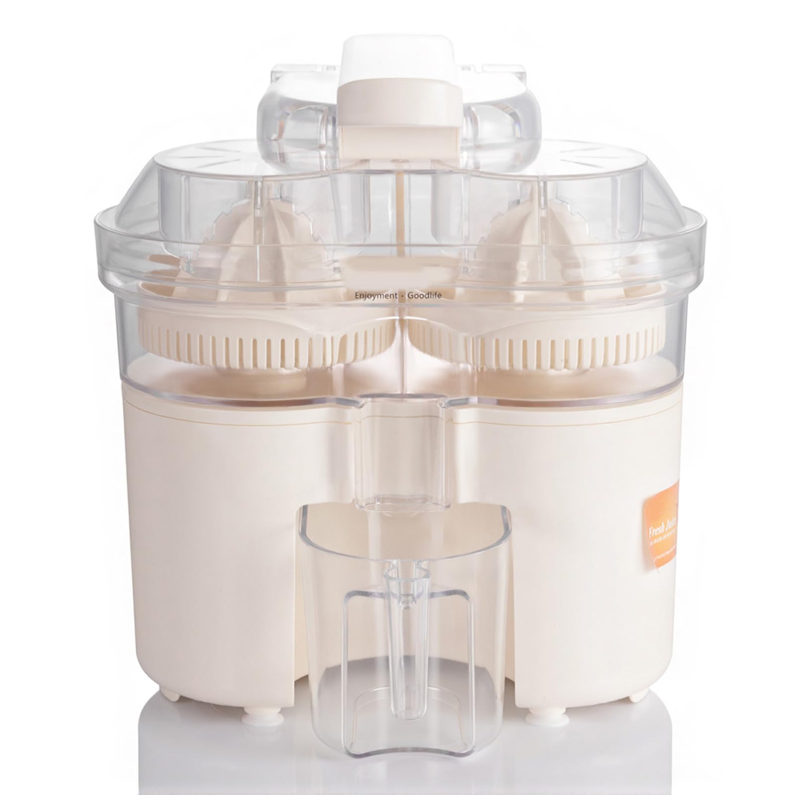 Elnwnnkc ABS Friendly Head Oranges Juicer Automatic Pulp Separation USB Chargeable Quiet Motor Kitchen Gadget Citrus Press
