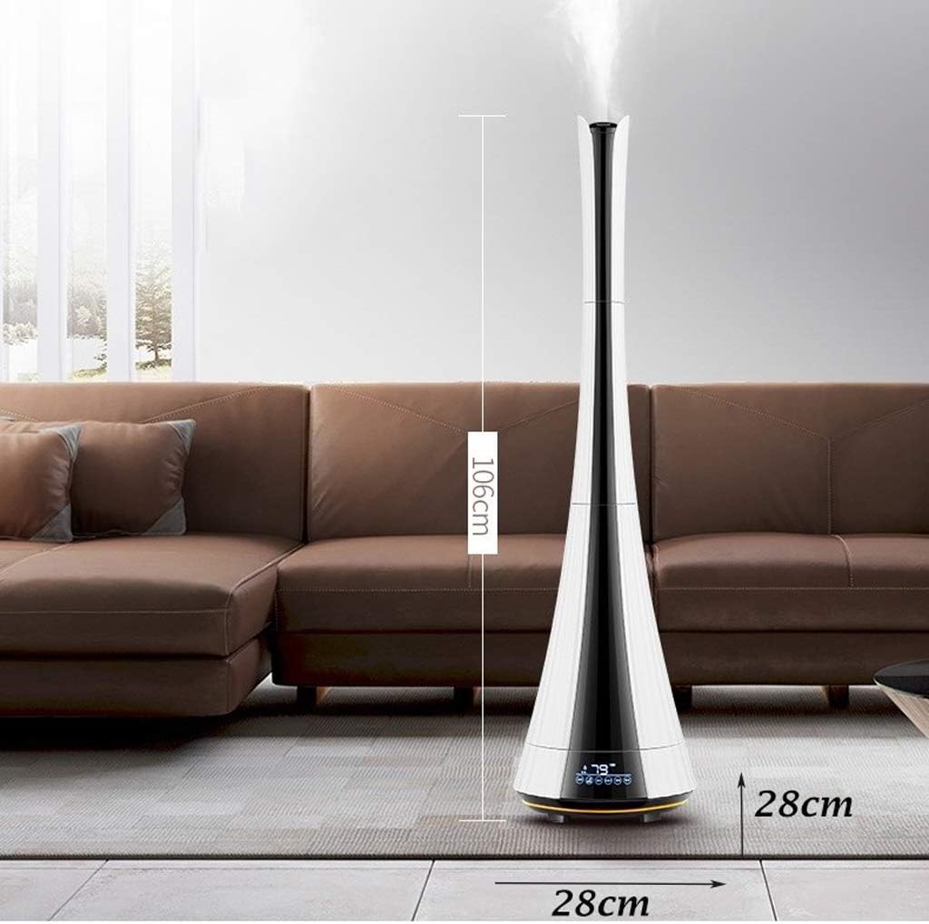Humidifier Diffuser Household High-Capacity Humidifier Quiet Operation LED Display with Humidistat Waterless Auto Shut-Off 6L Floor Essential Oil Diffuser