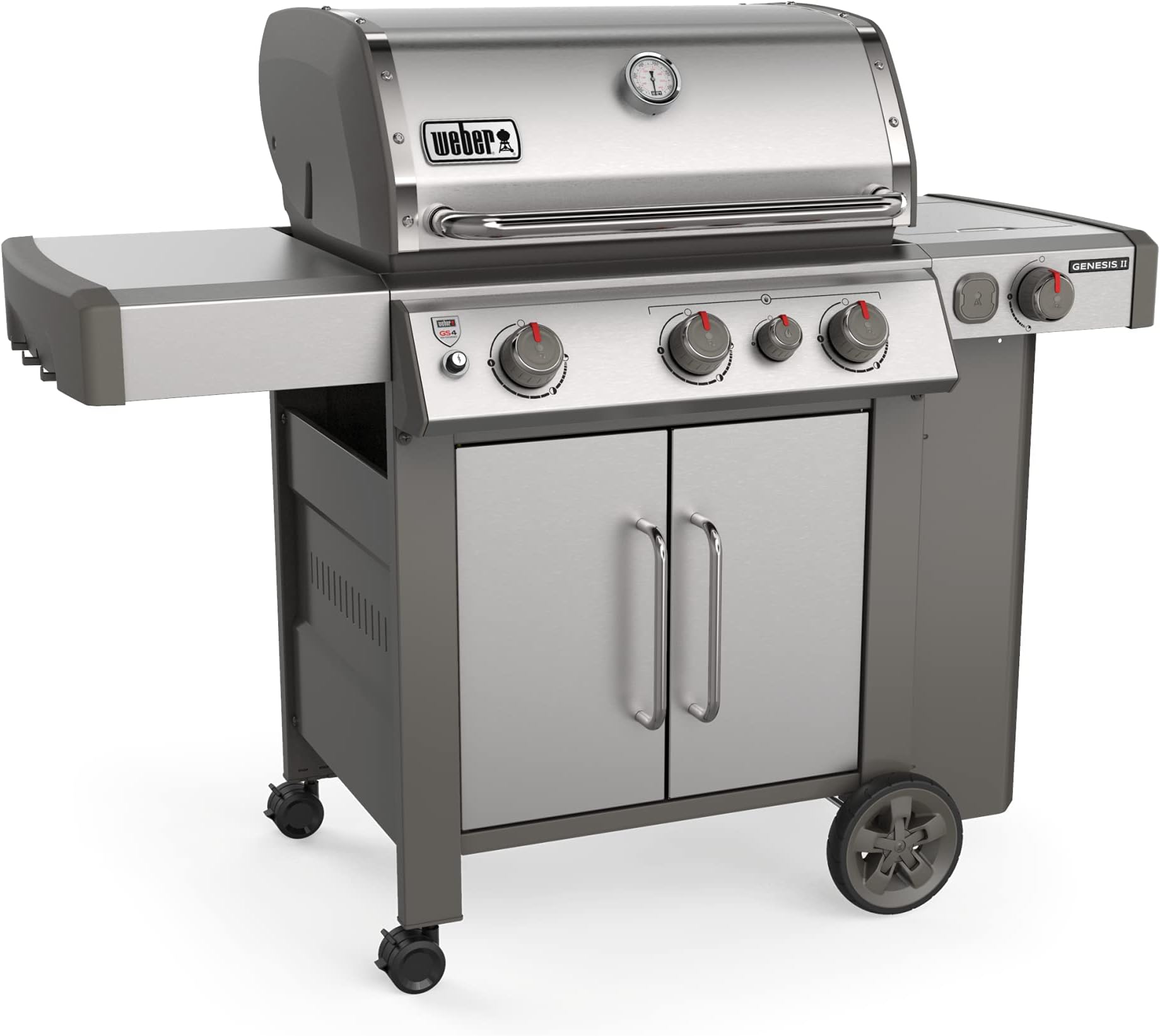 Weber 61006001 Genesis II S-335 3-Burner Liquid Propane Grill, Stainless Steel