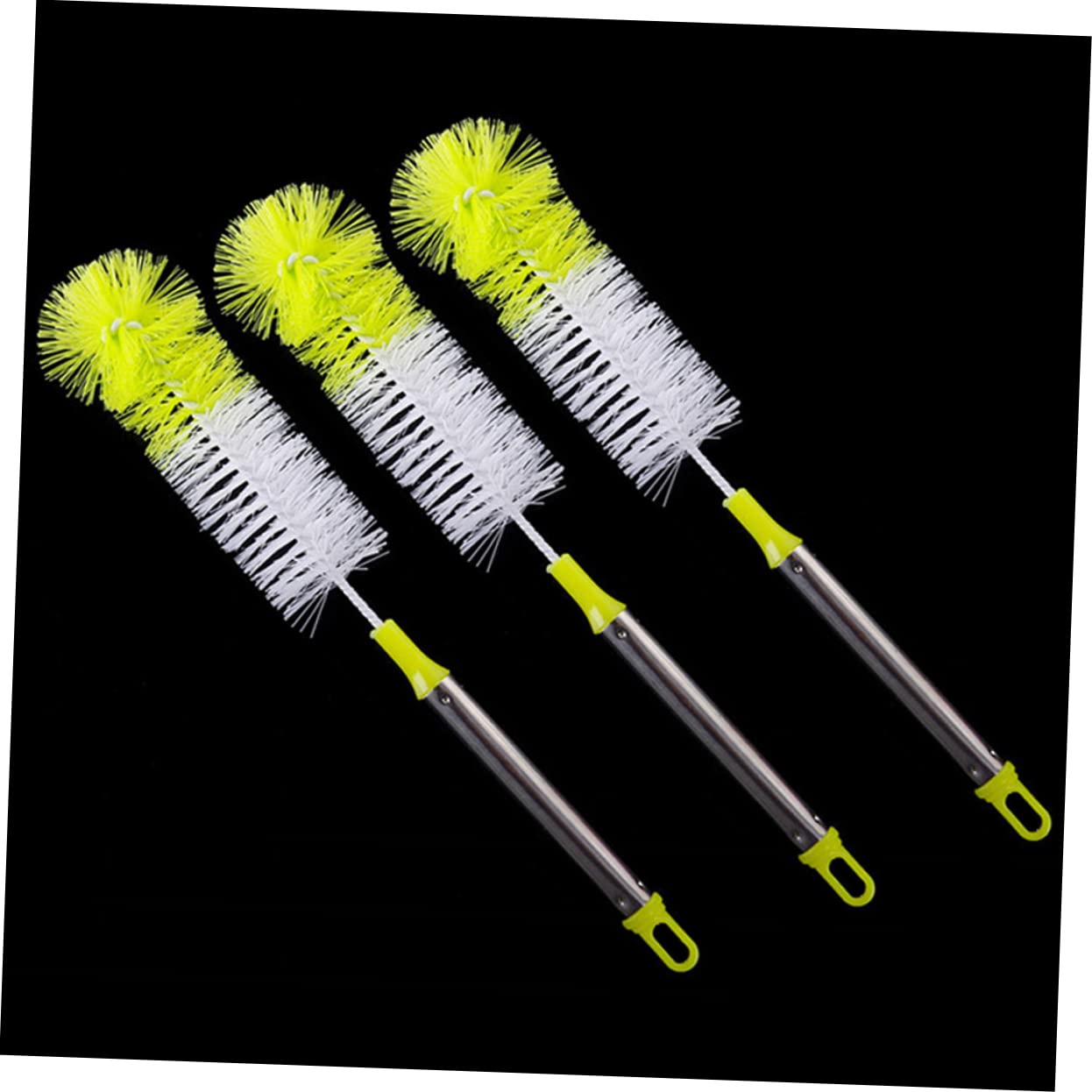 SOLUSTRE 6pezzi Spazzole Per Bottiglie Con Flessibile Inossidabile Per Tazze e Bottiglie Colori Casuali