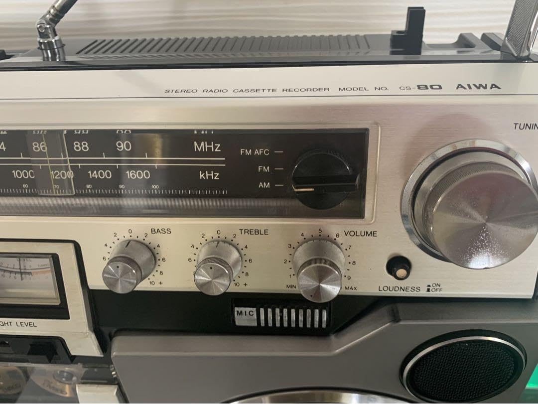 Operation Item Aiwa/Aiwa Large Boombox CS-80 Retro Boombox 