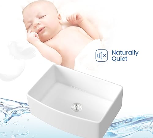 Miniatura 6 de Delantal curvado puro para cocina fregadero de arcilla reclama K2-SF30C