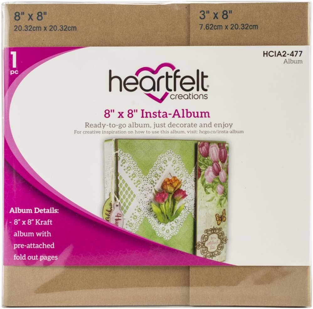 Heartfelt CreationsInsta-Album Kraft 8"X8", HCIA2477