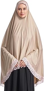 ICW Women Stretchable Jersey Jilbab Cum Prayer khimar Hijab (Free Size) 42 Inch Price In India