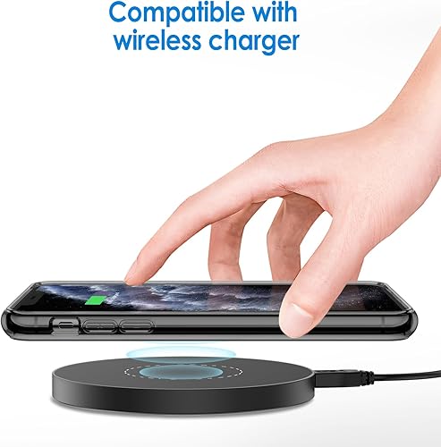 Miniatura 4 de JETech - Funda para iPhone 11 Pro Max (2019), 6.5 pulgadas, cubierta a prueba de golpes, parte trasera transparente anti-rayones