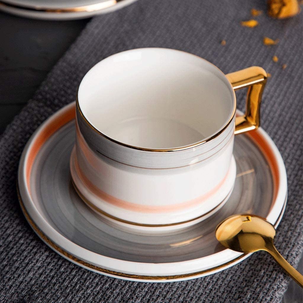 kubek do kawy - ceramiczne sztućce domowe i komercyjne kubki, kubki do kawy, kubek do kawy wiszące ucho kubek do kawy domowy europejski luksusowy ceramiczny popołudniowa herbata zastawa stołowa prosta