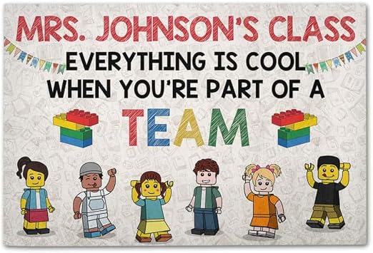 Personalized Back To School Ideas Teachers All Cool Custom Classroom Entryway Mat Personalized Back To School Ideas Teacher Every thing is cool Custom Classroom