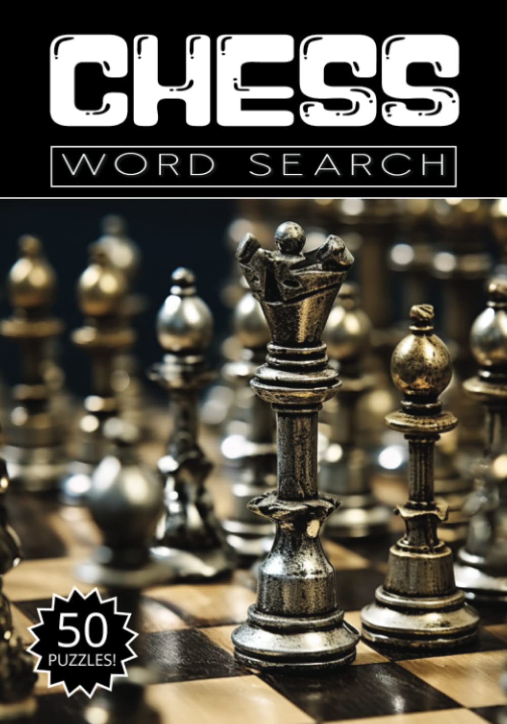 Chess Word Search: 50 Puzzles, Word Find, Vocabulary Activity Book for ...