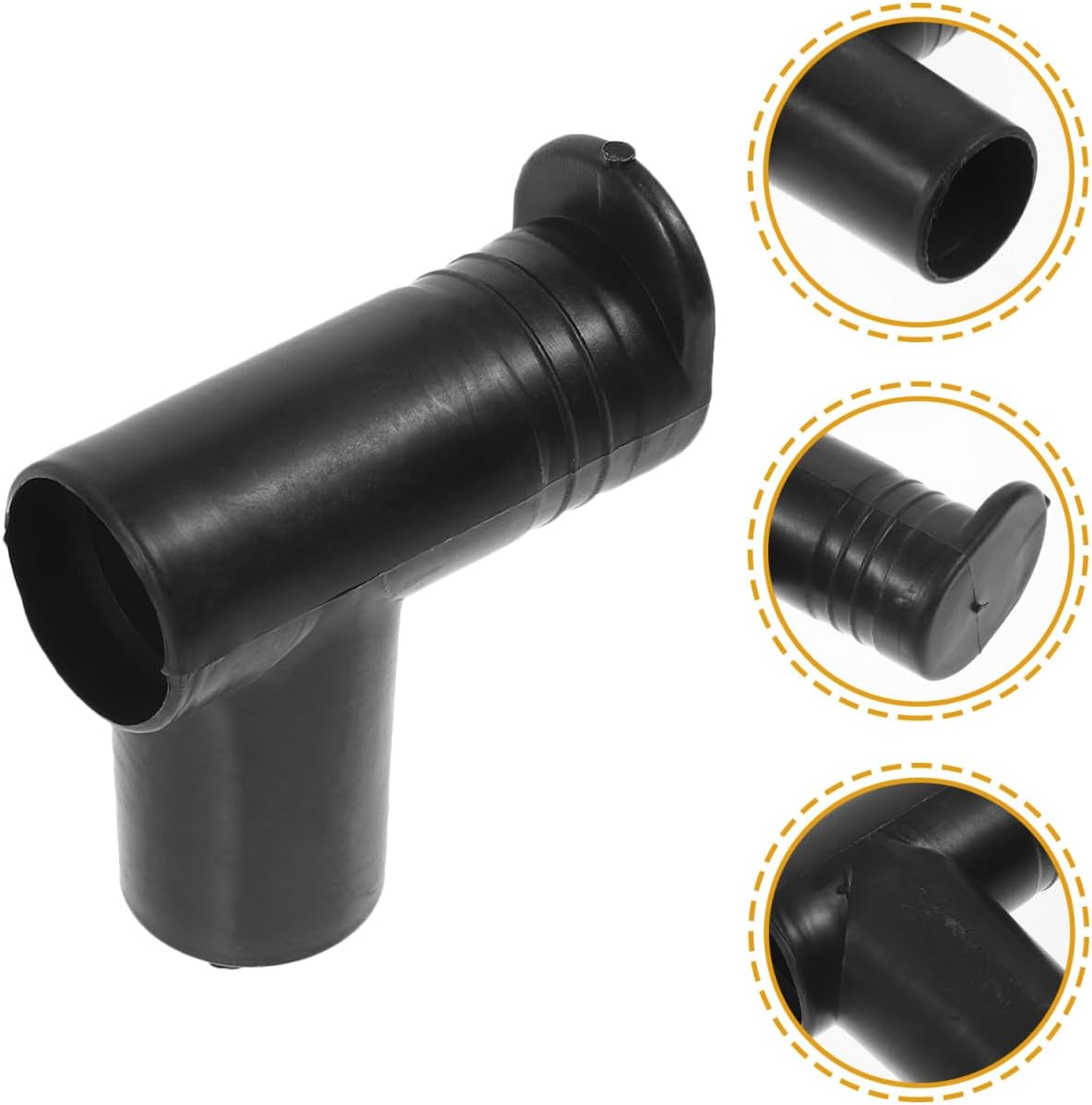 Clothes Rack Connector Right Angle Joint Plug Replacement for Home Clothes Drying Rack Plastic Clothing Connector Joint 2 Pack 2.36 X 2.36 X 0.98 in