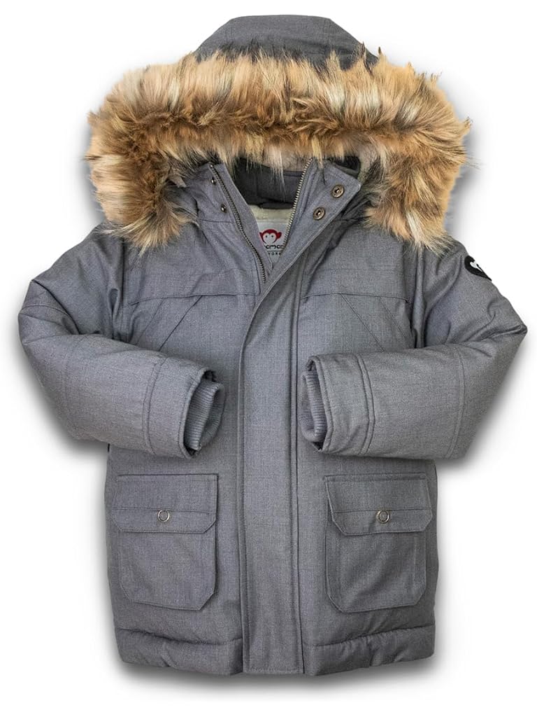 Gray Appaman Denali Down Coat (Toddler/Little Kid/Big Kid)