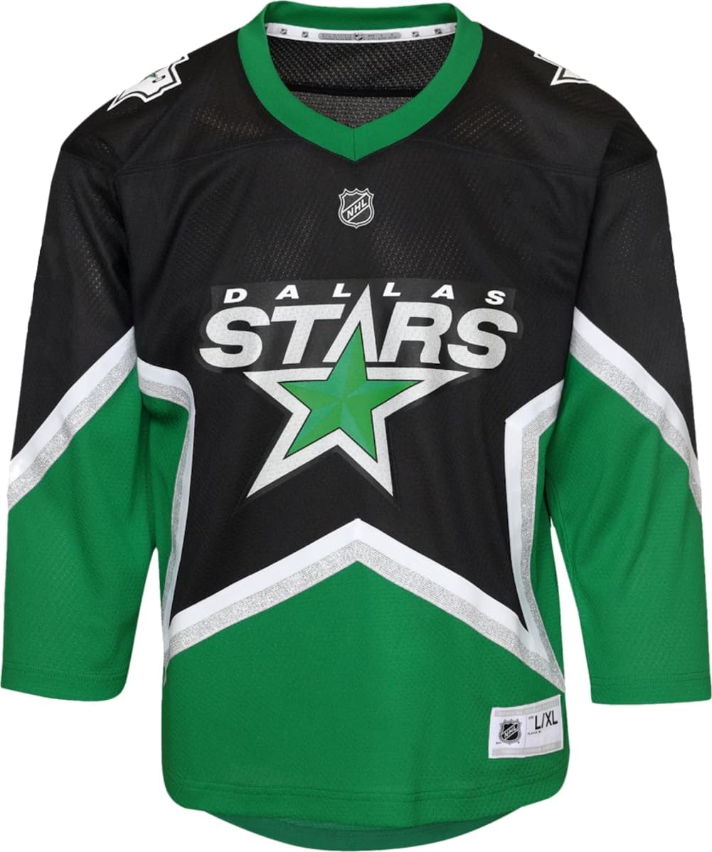 Youth Dallas Stars Black Replica Jersey - Custom or Blank
