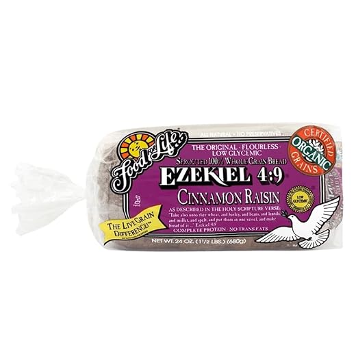 Food For Life Flourless Sprouted Grain Bread, Cinnamon Raisin, 24 oz (Frozen)