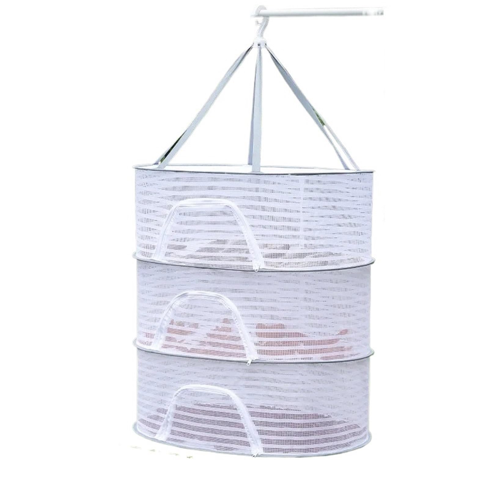ZHSOAO 2pcs Clothes Drying Net Hanging Nets For Clothing Cloth Dryer Cage Storage Rack for Underwear Sock