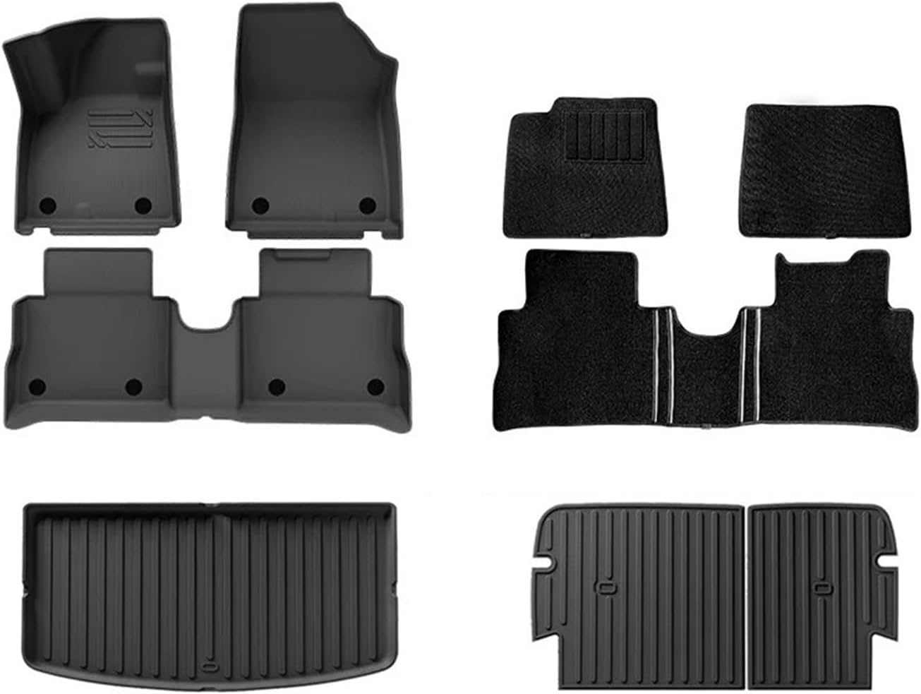 Car Floor Mats | Compatible with GWM ORA 03 Funky Cat Good Cat 2021-2025,TPE 3D Waterproof Non-Slip Cargo Liners(Blanket 9pcs)