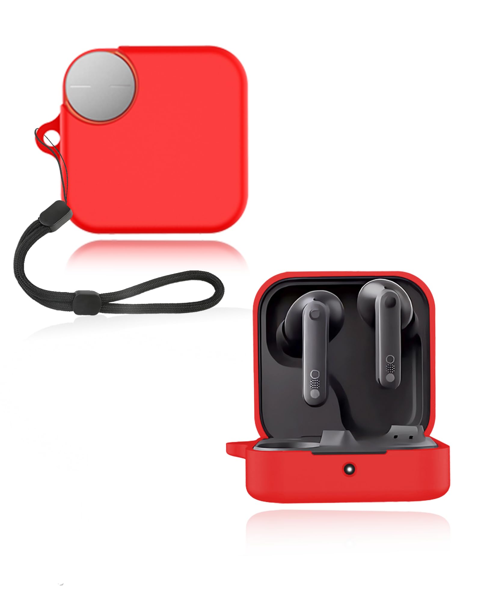 Coque silicone CMF by Nothing Buds 2 étui de protection rouge premium - 8
