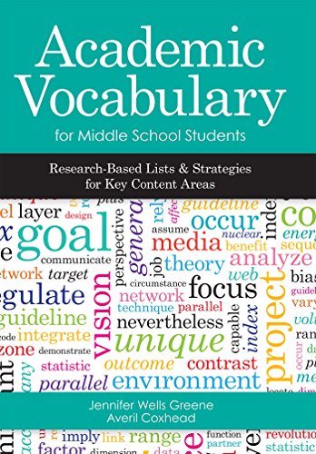 Academic Vocabulary for Middle School Students: Research-Based Lists and Strategies for Key Content Areas (English Edition)