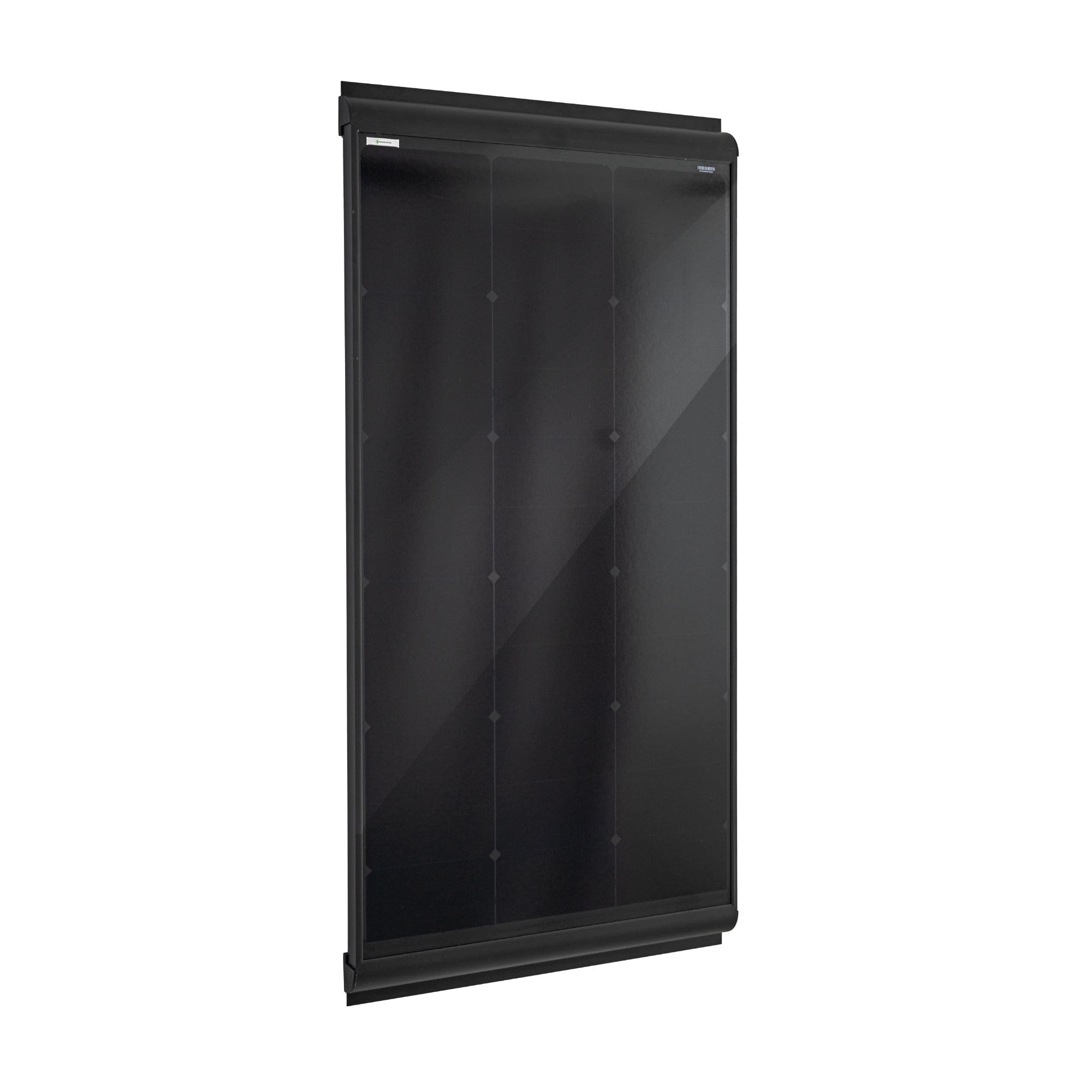 SOLARTRONICS Solarmodul 120W – vormontierte Spoiler für bequeme & sichere Montage, ideal für Wohnmobil, Boot, Camping, Garten & Off-Grid Systeme