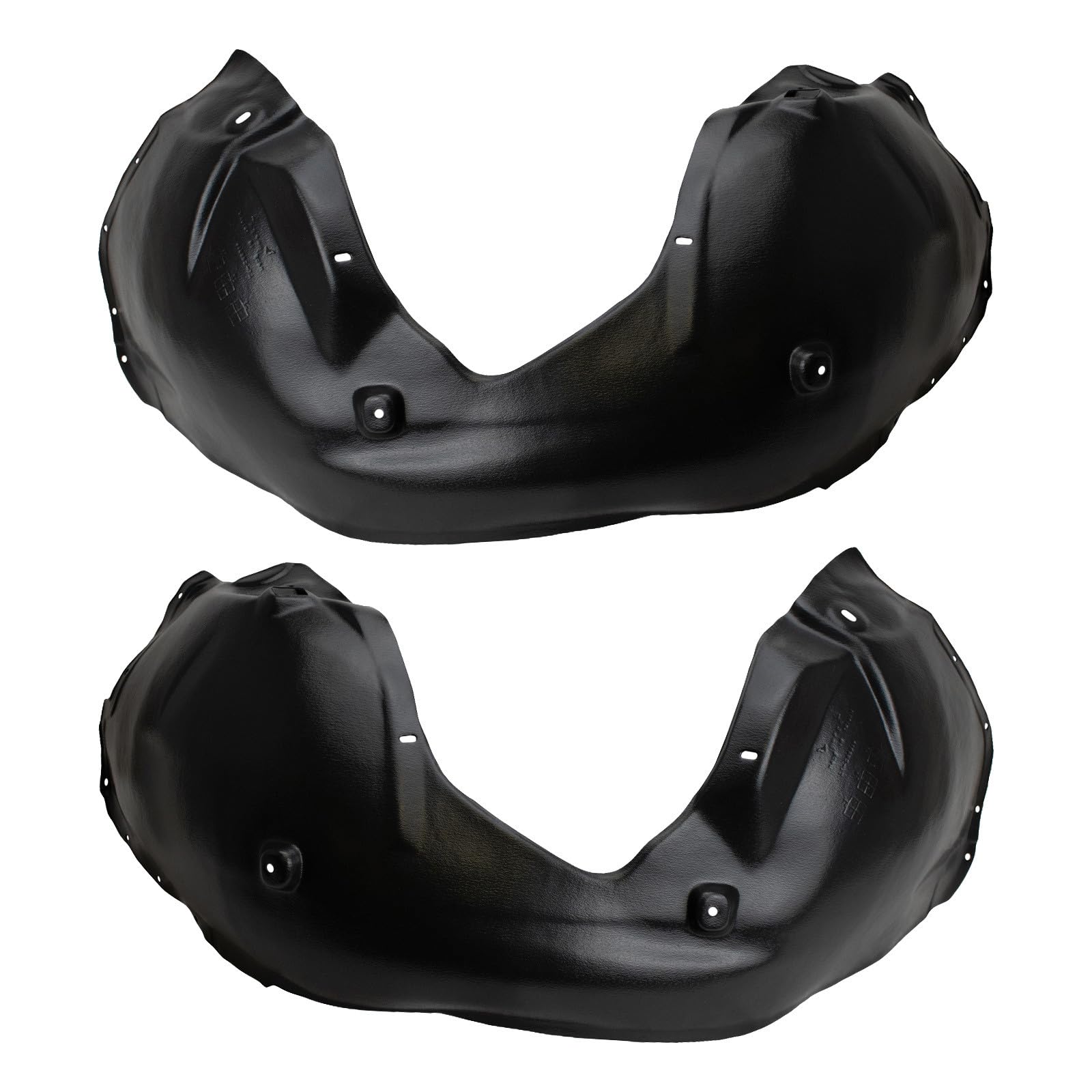 TRQ Front Inner Fender Liner Set | For 2005-2008 Chrysler 300 2006-2010 Dodge Charger Magnum CH1250128 CH1251128