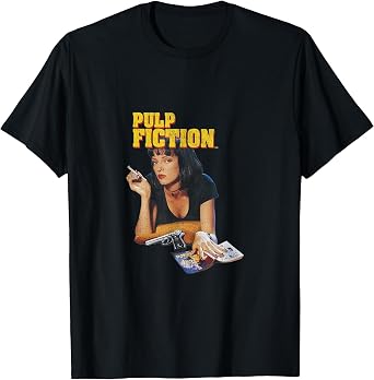 Pulp Fiction Vintage Mia Wallace PAPL2616 T-Shirt