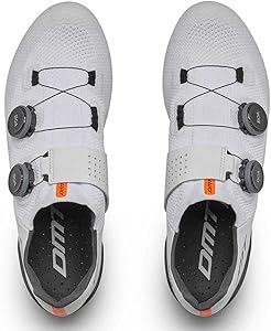 Amazon.com | DMT Men's Bike Road Cycling Shoes, White Black, US-0