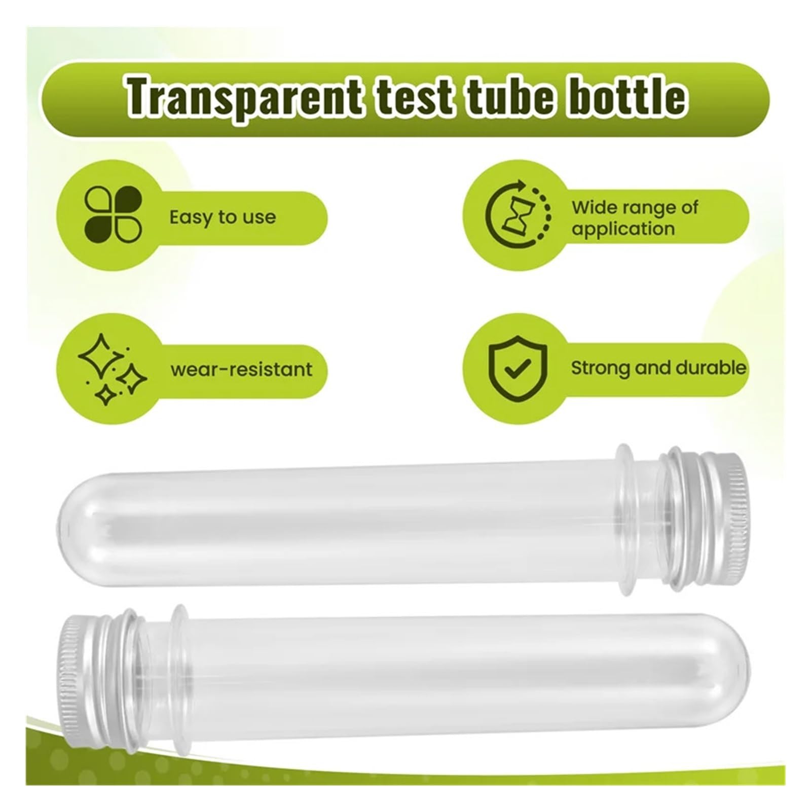 yingyingjia 25 szt. 45 ml plastikowe probówki metalowe zakrętki pojemniki na zakrętki 45 ml plastikowe probówki pojemniki na kosmetyki podróżne balsam