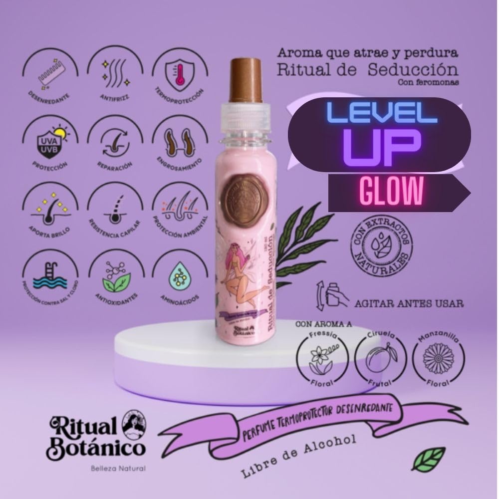 RUUFE Heat protectant for hair and scented body butter (2 Pack) Mantequilla Perfumada Origen botanico y Termoprotector Perfume Desenredante by creadores de Origen botanico keratina