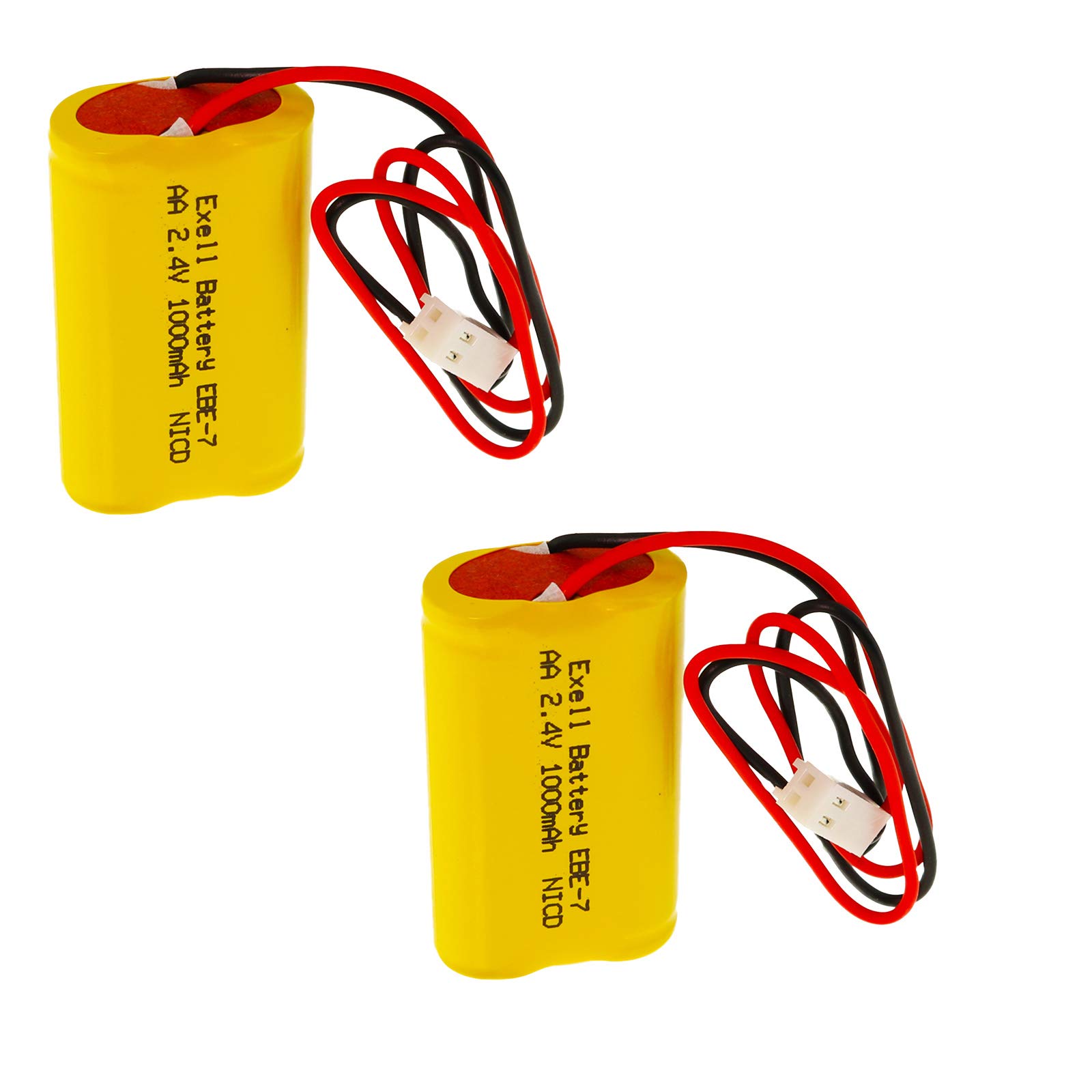 (2-Pack) Emergency/Exit Lighting Battery Fits and Replaces Dual-Lite CV3REW Kaufel 850.0061 FX2E FC2E 0120822 LXURWE CVD2REW SCSRWE CVD2REBN DL012-0822 2KR600AAH49 0120822 12-790