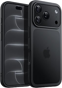 JETech Matte Case for iPhone 18 Pro Max, Black