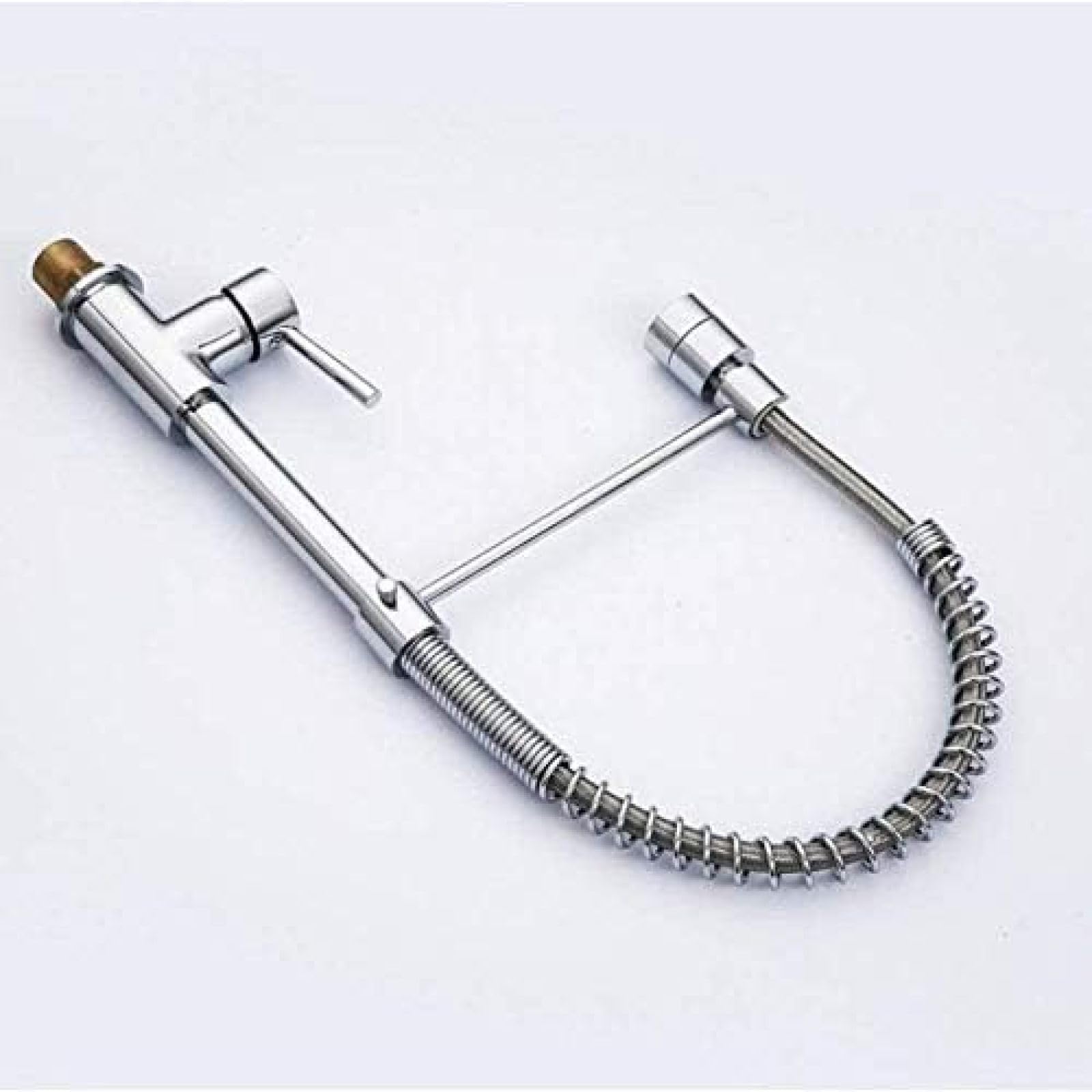 Rubinetto Rubinetto Da Cucina Estraibile Irrigatore Rotante Maniglia Singola Rubinetto Miscelatore A Scomparsa In Ottone Cromato Lavello Alto Lavello Acqua Calda E Fredda