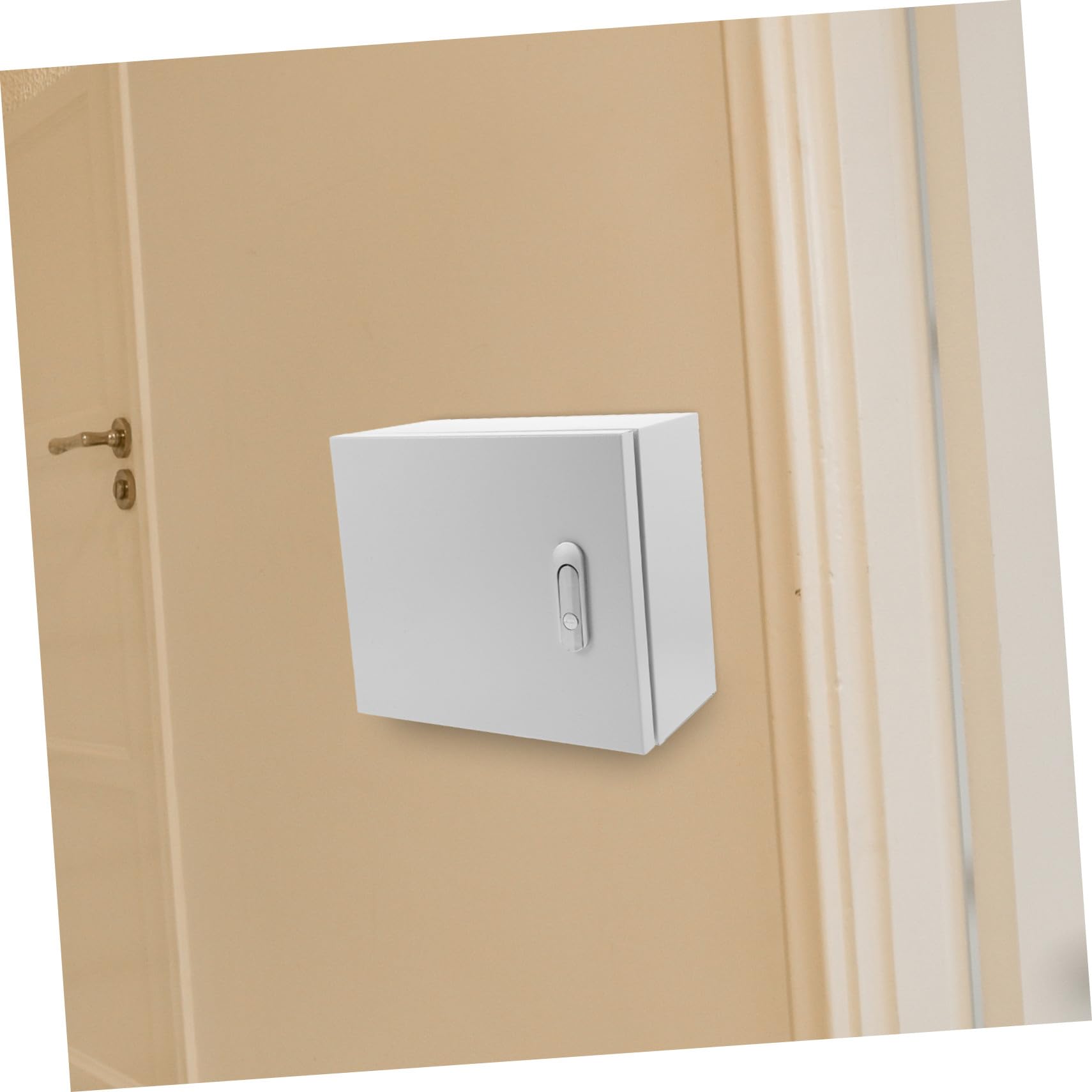 Holibanna Caja de Distribución Eléctrica Estanca para Exterior Armario Pared con Cerradura y Llave Resistente la Intemperie Diseño Robusto para Fácil Instalaciones al Aire
