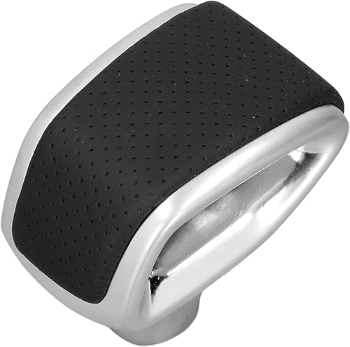 Miniatura 8 de Fydun Pomo de palanca de cambios de coche, pomo de aleación de cuero perforado de repuesto para Mercedes Benz Clase G W463 G500 G350 G63 G65 G55