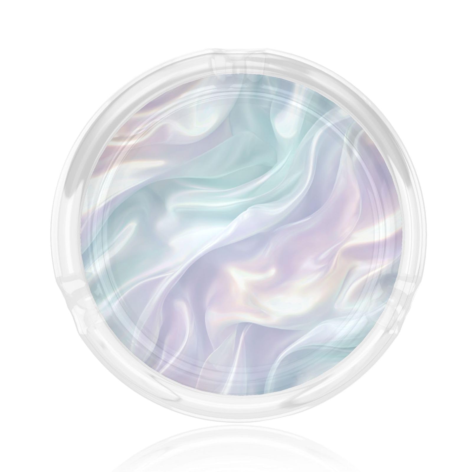 Flowing Silk-Wave Glass Ashtray For Cigarettes Ash Trays Case For Home Office Decor