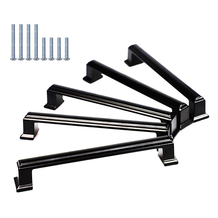 Buy Owoda 30 Pack Drawer Handles, Handles, 5 Inch(128mm) Black Drawer Pulls Kitchen